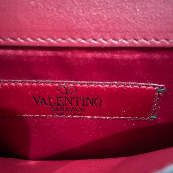 Valentino Rockstud Crossbody Bag - Red - With box and Pouch - Picture 14 of 16